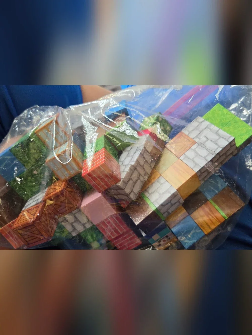 Minecraft Inspited Style Magnetic Building Blocks, Approx. 85